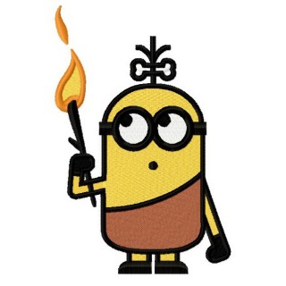 Prehistoric Minion 5 embroidery design - Embroidery Design