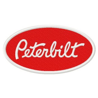 Peterbilt logo embroidery design - Embroidery Design