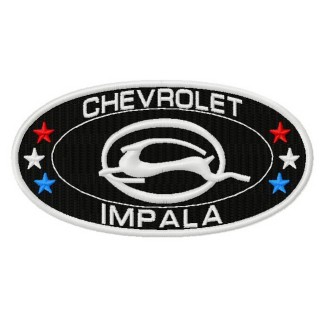 Chevrolet Impala logo 3 embroidery design - Embroidery Design
