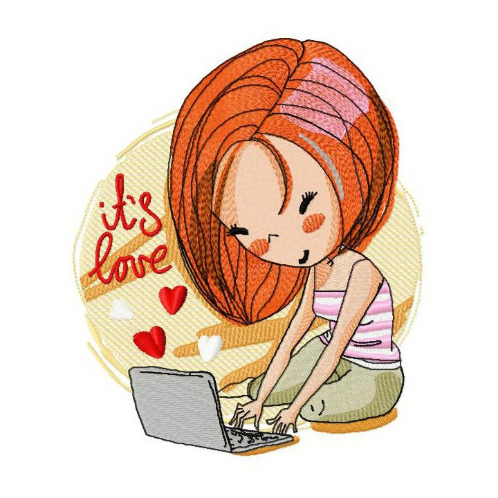 It's love embroidery design - Embroidery Design