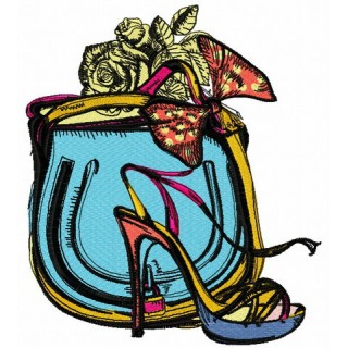 NY fashion lady 2 embroidery design - Embroidery Design