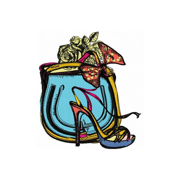 NY fashion lady 2 embroidery design - Embroidery Design