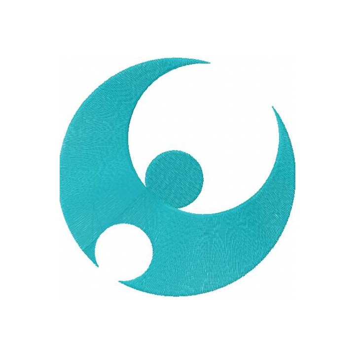 Pokemon Moon embroidery design - Embroidery Design