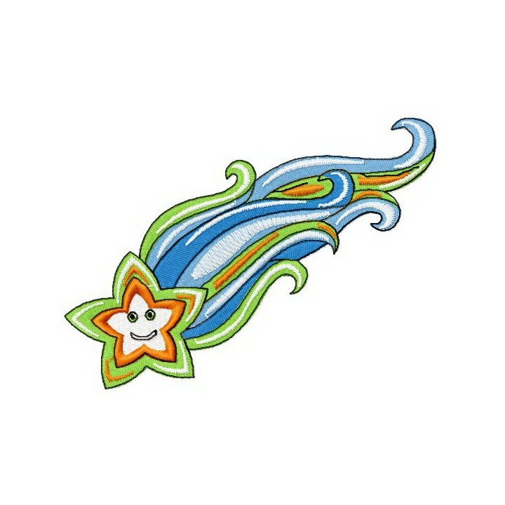 Tiny star embroidery design - Embroidery Design