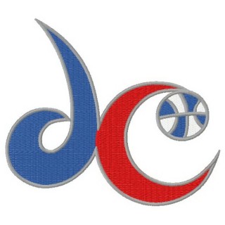 Washington Wizards logo 5 embroidery design - Embroidery Design