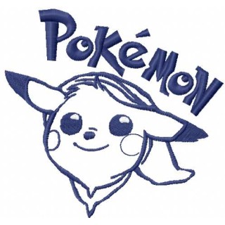 Pokemon Pikachu 2 embroidery design - Embroidery Design