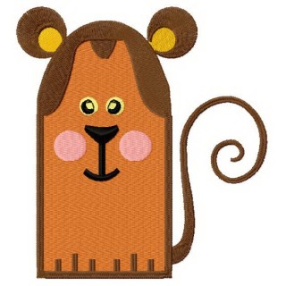 Monkey glove embroidery design - Embroidery Design