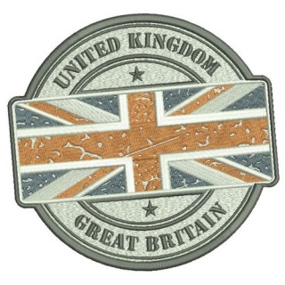 Union Jack embroidery design - Embroidery Design