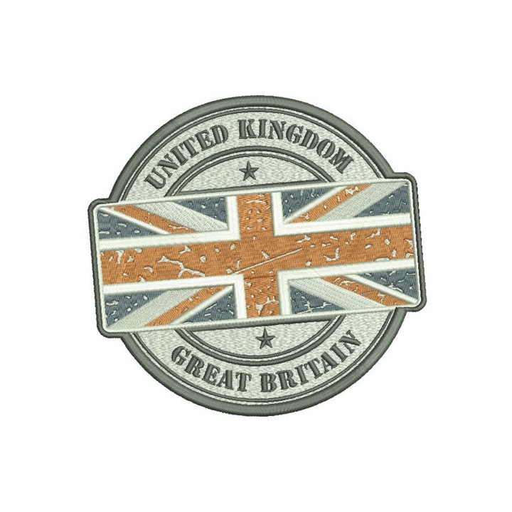 Union Jack embroidery design - Embroidery Design