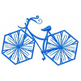 Bicycle 3 embroidery design - Embroidery Design