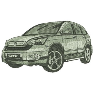 Honda car 2 embroidery design - Embroidery Design