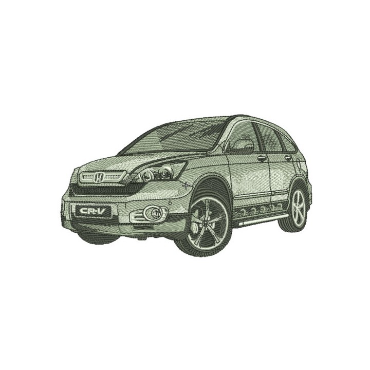 Honda car 2 embroidery design - Embroidery Design