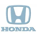 Embroidery design preview of the Honda logo 2, showcasing intricate stitching patterns for various projects.