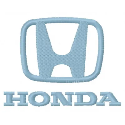 Embroidery design preview of the Honda logo 2, showcasing intricate stitching patterns for various projects.