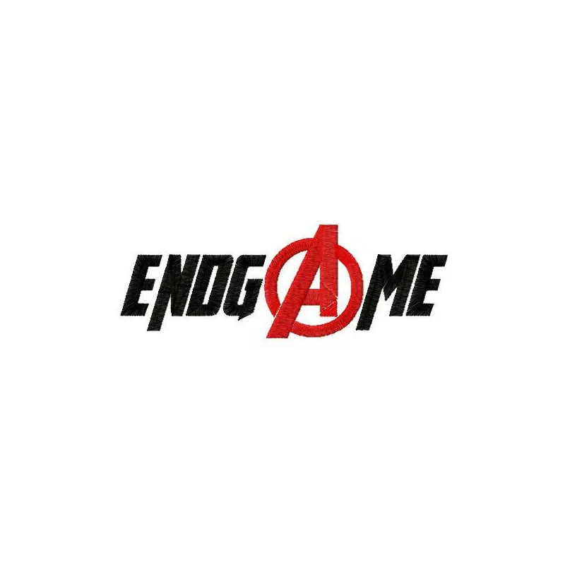 Avengers: Endgame embroidery design featuring iconic characters, ideal for stitching on t-shirts and hoodies.