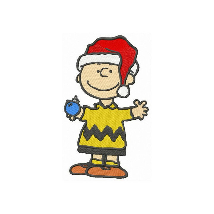 Charlie Brown's Christmas embroidery design - Embroidery Design