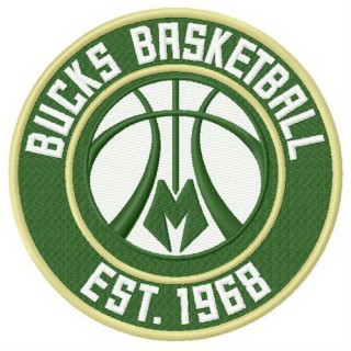 Milwaukee Bucks logo embroidery design - Embroidery Design