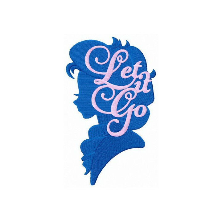 Elsa Let it go embroidery design - Embroidery Design