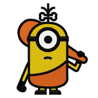 Prehistoric Minion embroidery design - Embroidery Design