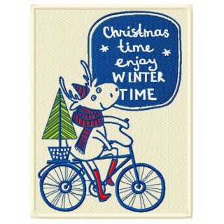 Enjoy winter time embroidery design - Embroidery Design