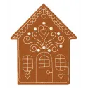 Preview of the Gingerbread House 9 embroidery design, featuring a festive gingerbread house motif for holiday stitching.