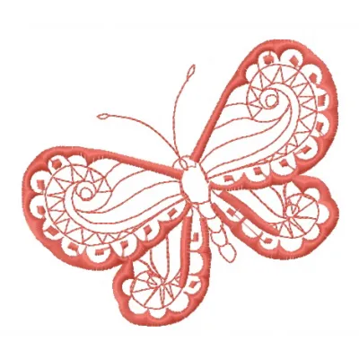 Preview of Butterfly 27 embroidery design featuring detailed stitched motifs of butterflies for creative projects.