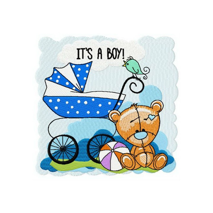 It's a boy 2 embroidery design - Embroidery Design