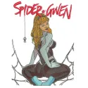 Spider-Gwen embroidery design showcasing a dynamic superhero motif for stitching on apparel and accessories.