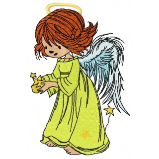 Stars for angels 4 embroidery design - Embroidery Design