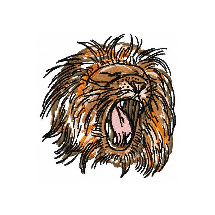 Lion 5 embroidery design - Embroidery Design
