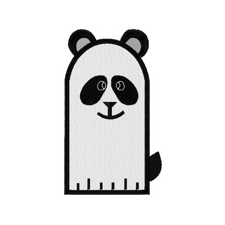 Panda glove embroidery design - Embroidery Design
