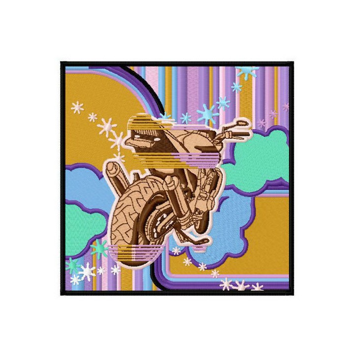 My sport bike embroidery design - Embroidery Design