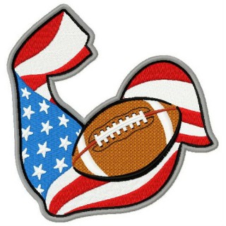 American power embroidery design - Embroidery Design