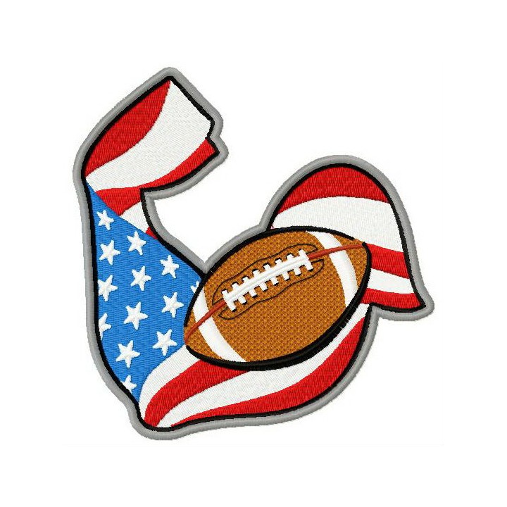 American power embroidery design - Embroidery Design