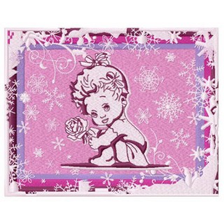 Baby girl embroidery design - Embroidery Design