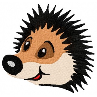 Cute hedgehog 2 embroidery design - Embroidery Design