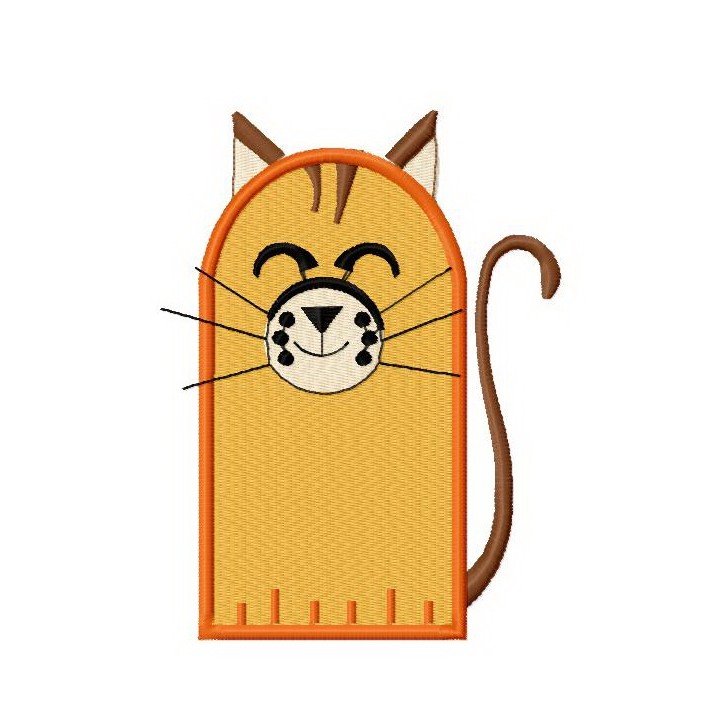 Cat glove embroidery design - Embroidery Design