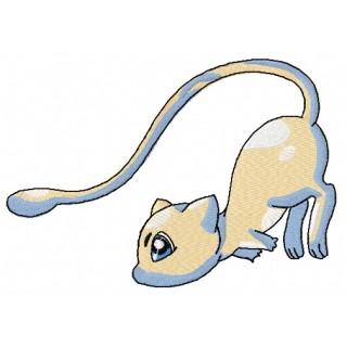 Mew 3 embroidery design - Embroidery Design