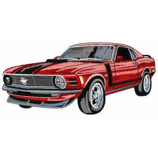 BOSS 302 car 2 embroidery design - Embroidery Design