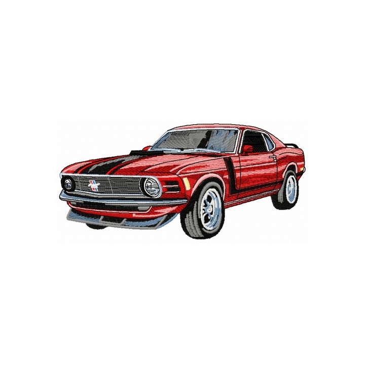 BOSS 302 car 2 embroidery design - Embroidery Design