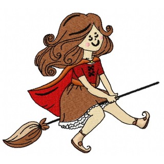 Little witches 7 embroidery design - Embroidery Design