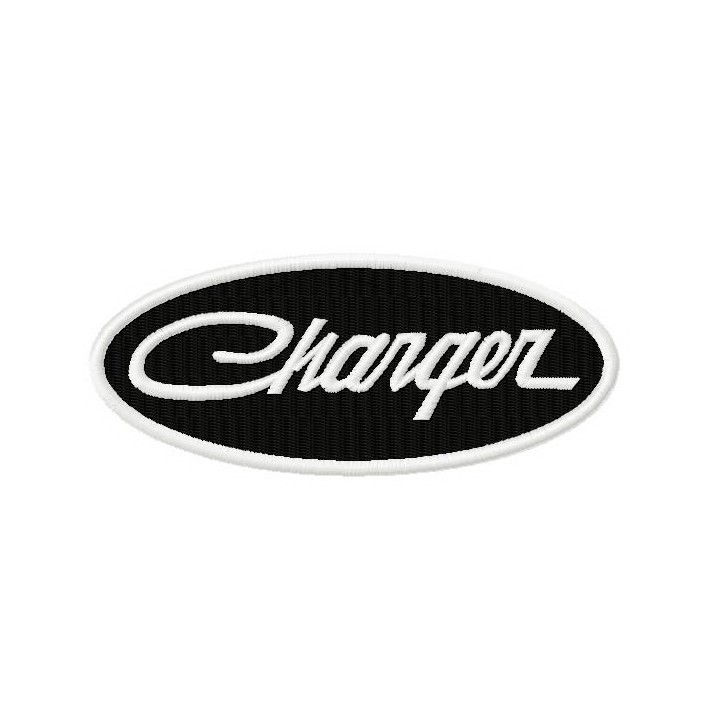 Charger logo embroidery design - Embroidery Design