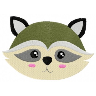 Curious raccoon 2 embroidery design - Embroidery Design