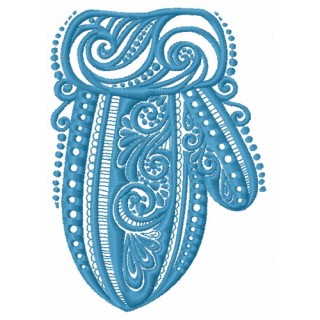 Mittens 2 embroidery design - Embroidery Design