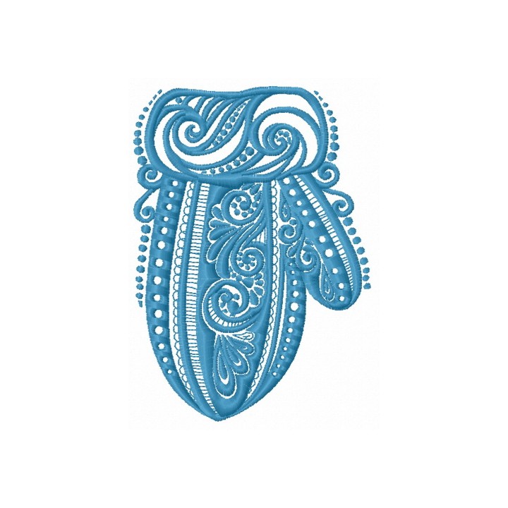 Mittens 2 embroidery design - Embroidery Design