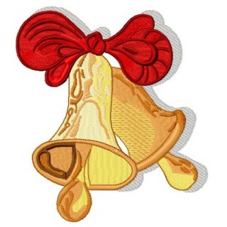 Christmas bells embroidery design - Embroidery Design