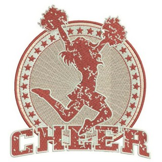 Cheer embroidery design - Embroidery Design